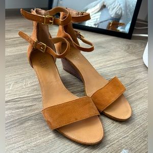 Franco Sarto Strappy Wedge Sandals